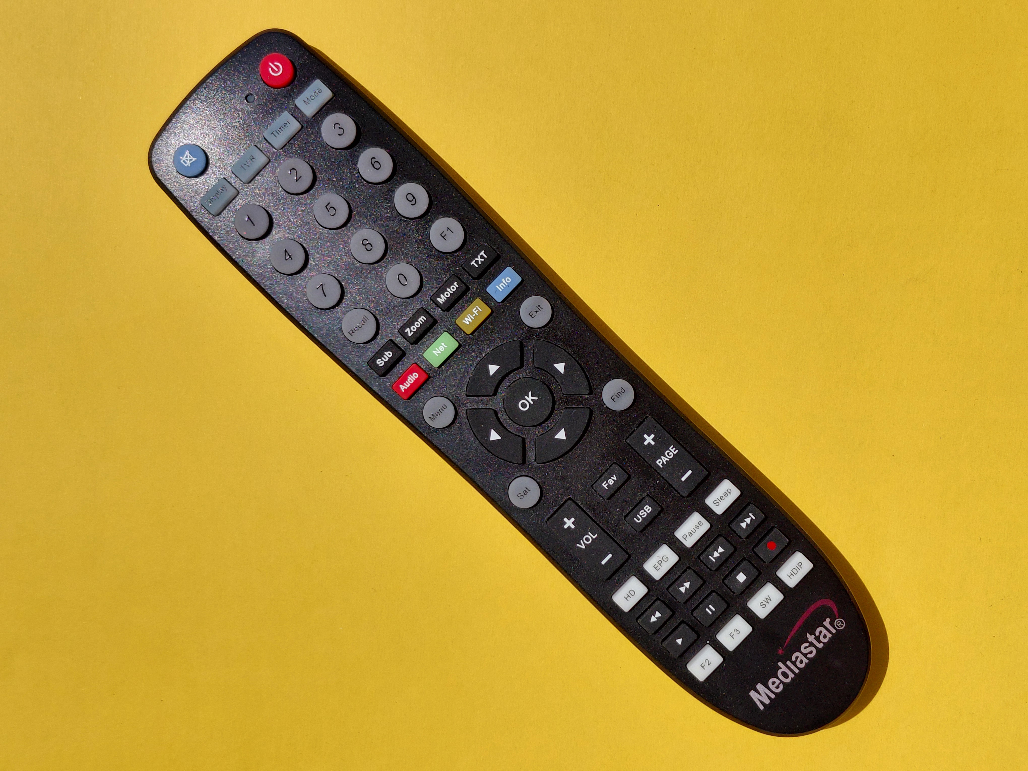 ریموت کنترل رسیور مدیا استار(Mediastar) مدل 12000
