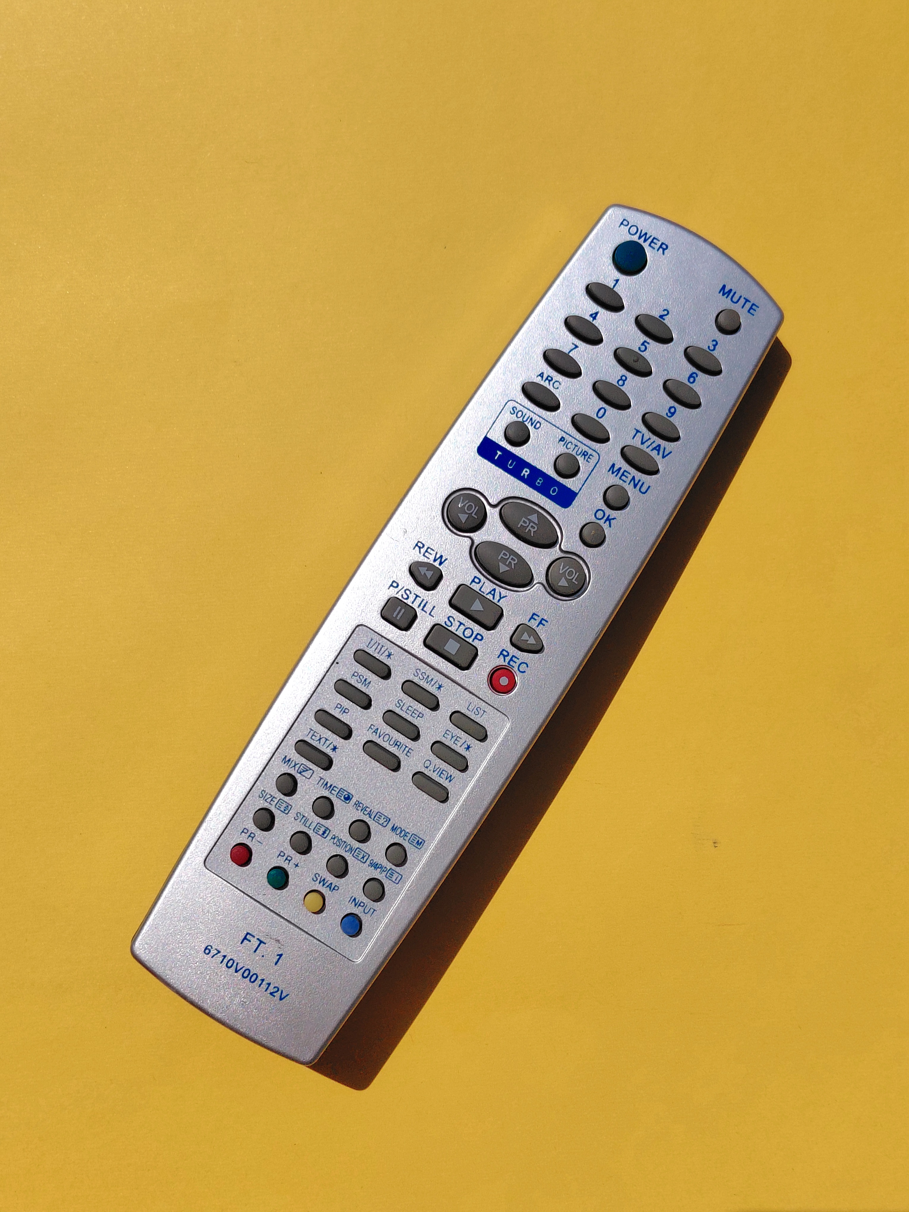 ریموت کنترل تلویزیون الجی قدیمی(LG)  مدل 6710V00112V