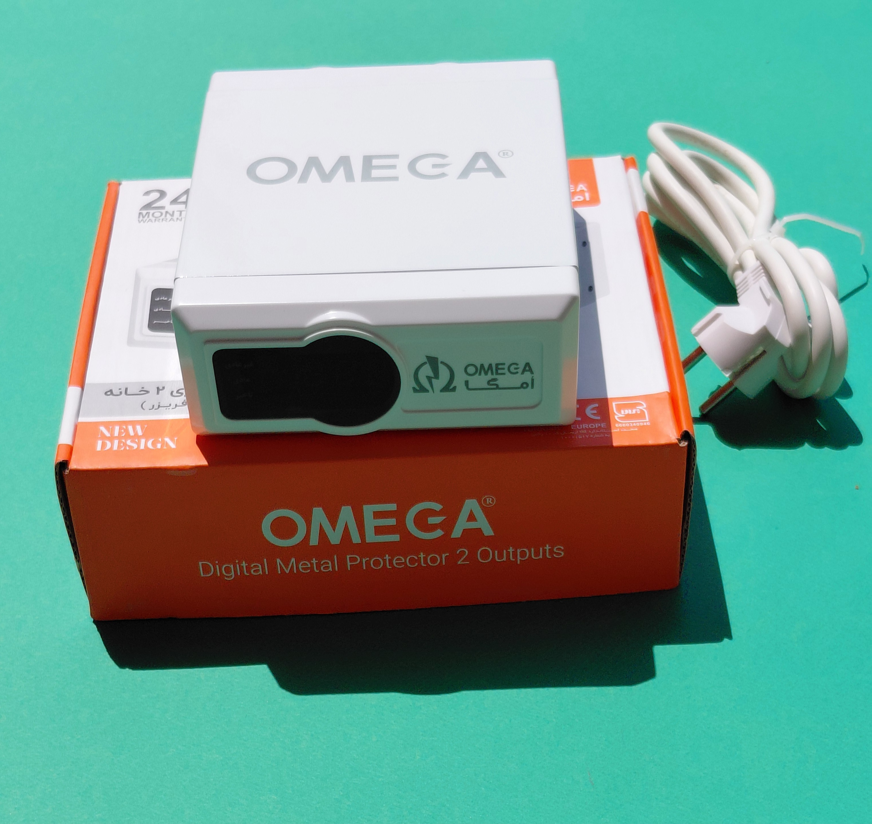 محافظ فلزی ۲ خانه اُمگا(OMEGA) مدل F2100