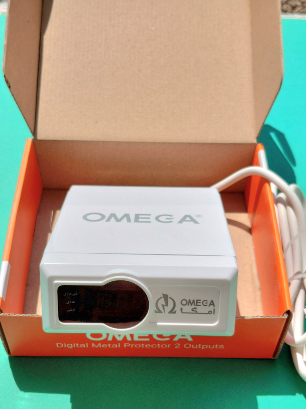 محافظ فلزی ۲ خانه اُمگا(OMEGA) مدل F3100