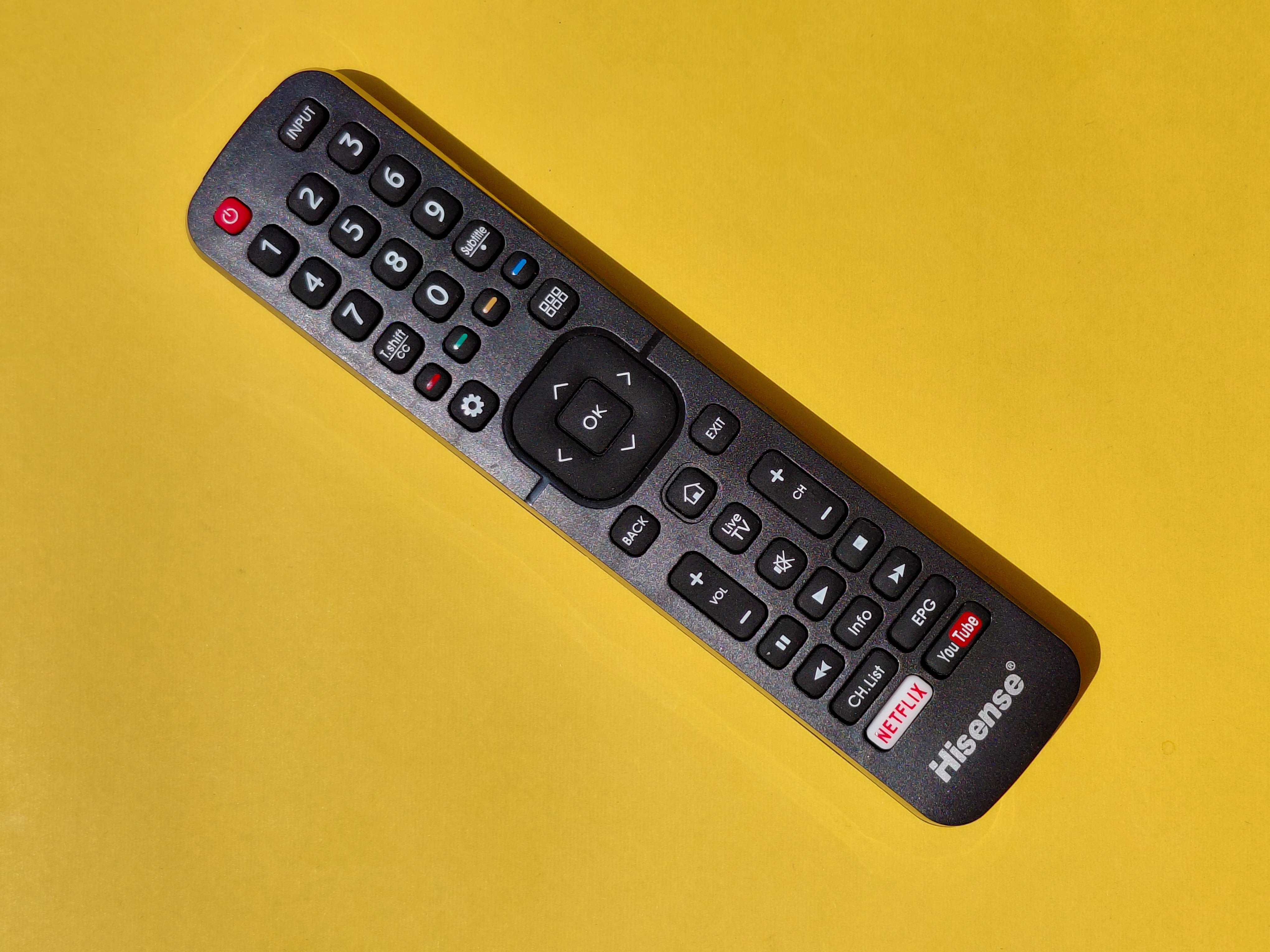 ریموت کنترل ال ای دی هایسنس(Hisense)  مدلEN2B27 (نتفلکس)