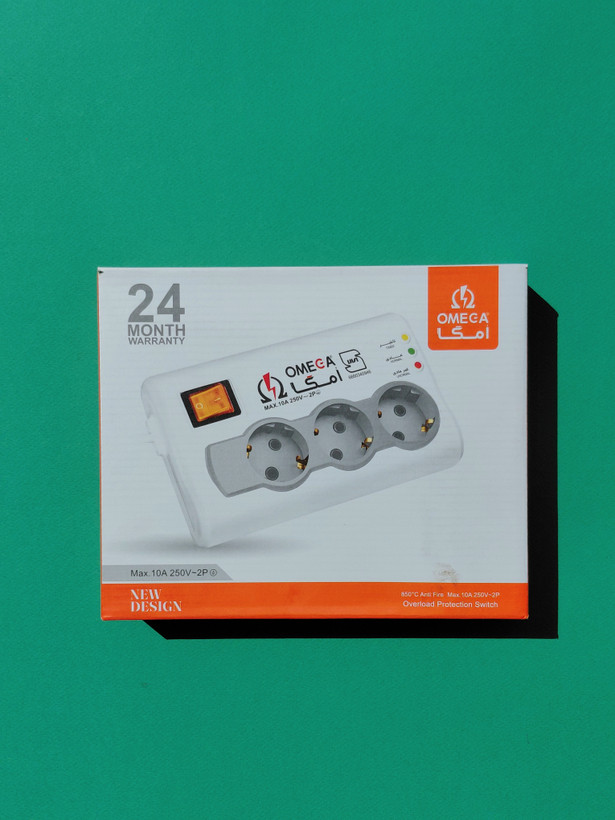 محافظ برق 3خانه امگا (OMEGA) مدل P3000